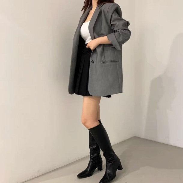 テラードカラージャケット﻿ 6527-画像5-韓国ファッション通販POPREA［ポップリア］