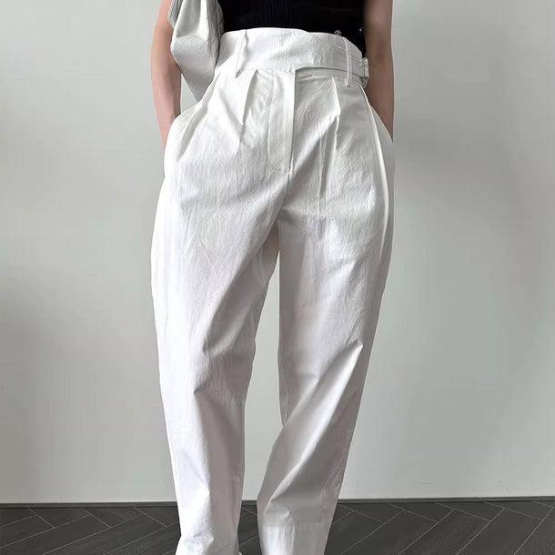 ハイウエストビジョワイドパンツ﻿ 6045-画像5-韓国ファッション通販POPREA［ポップリア］