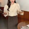 トライアングル刺繍レースブラウス 6656-画像5-韓国ファッション通販POPREA［ポップリア］