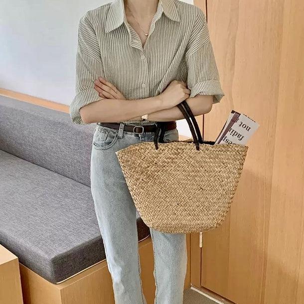 シンプルストライプシャツ 6061-画像5-韓国ファッション通販POPREA［ポップリア］