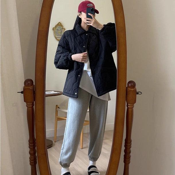 キルティングオーバーコーチジャケット﻿ 6249-画像5-韓国ファッション通販POPREA［ポップリア］