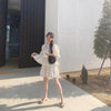 フラワーパフスリーブセットアップ﻿﻿﻿﻿ 5993-画像5-韓国ファッション通販POPREA［ポップリア］