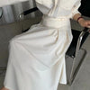 ロングタックスカート 5908-画像5-韓国ファッション通販POPREA［ポップリア］