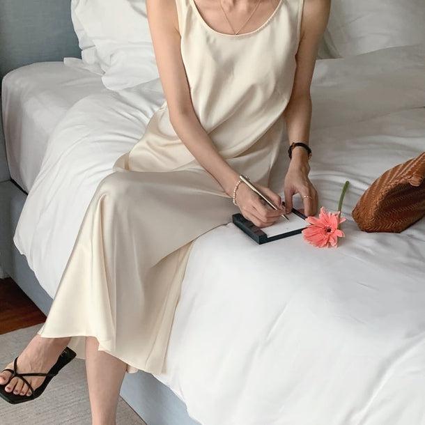 バックオープンリボンワンピース﻿ 6097-画像5-韓国ファッション通販POPREA［ポップリア］