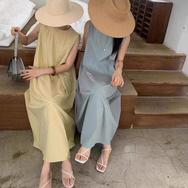 Aラインベーシックロングワンピース﻿﻿﻿ 6057-画像5-韓国ファッション通販POPREA［ポップリア］