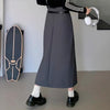 ダブルベルトAラインスカート﻿ 6094-画像5-韓国ファッション通販POPREA［ポップリア］