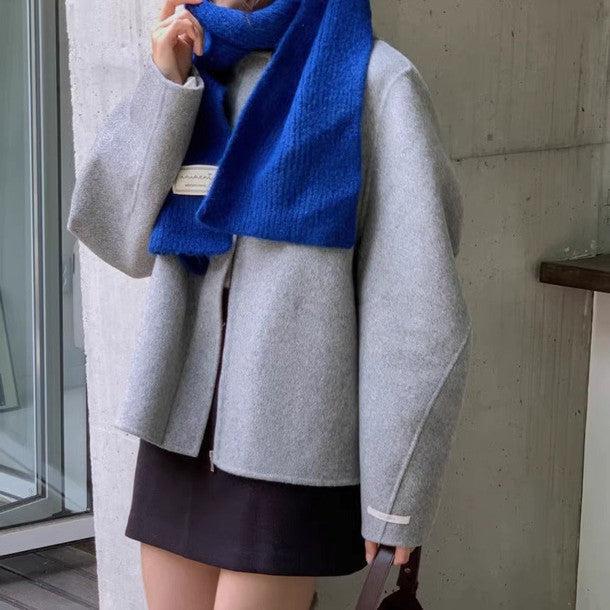 ビックフード付きジッパージャケット 6244-画像5-韓国ファッション通販POPREA［ポップリア］