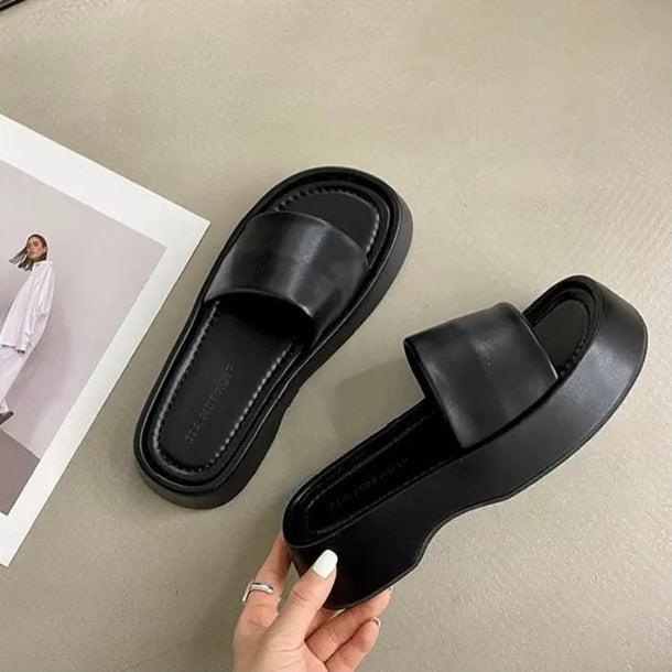 厚底カジュアルベルトサンダル 6064-画像5-韓国ファッション通販POPREA［ポップリア］