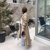 ダブルブレストロングトレンチコート﻿﻿ 6510-画像6-韓国ファッション通販POPREA［ポップリア］