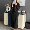 デザインボタンタイトスカート 6360-画像6-韓国ファッション通販POPREA［ポップリア］