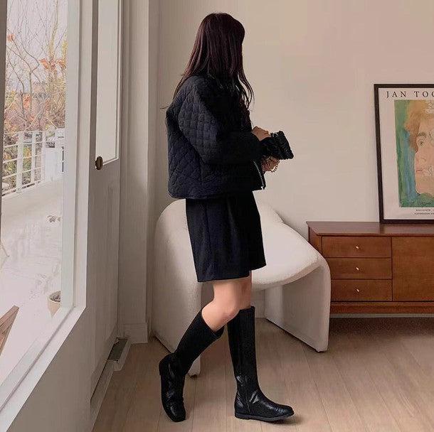 コクーンキルティングジャケット﻿ 6250-画像6-韓国ファッション通販POPREA［ポップリア］