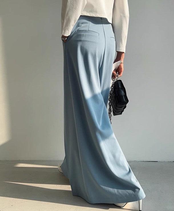 インバーテッドプリーツフレアパンツ 6460-画像6-韓国ファッション通販POPREA［ポップリア］