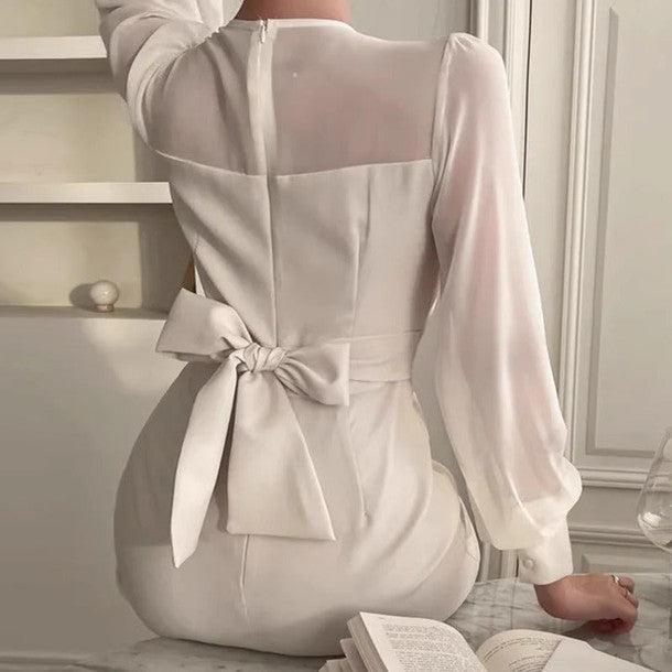 シアーマーメイドワンピースドレス 6382-画像6-韓国ファッション通販POPREA［ポップリア］