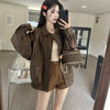 レザータッチオーバージャケット﻿ 6206-画像6-韓国ファッション通販POPREA［ポップリア］