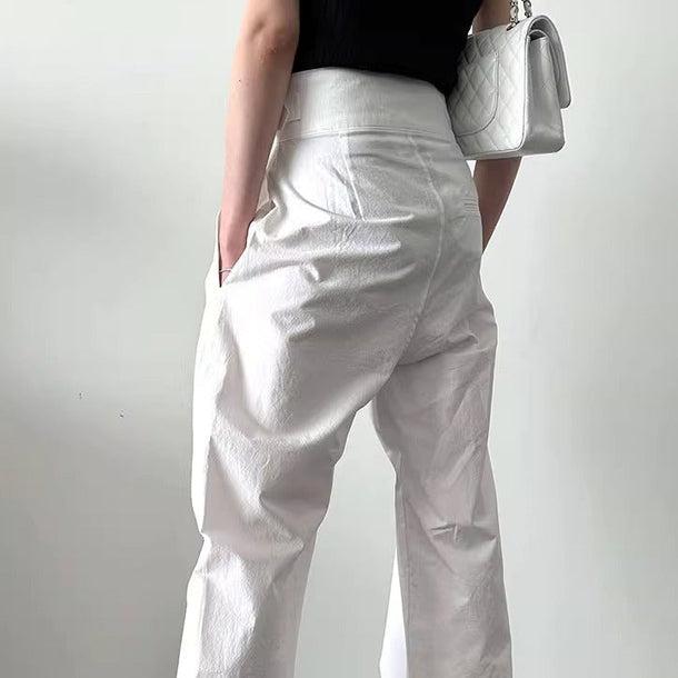 ハイウエストビジョワイドパンツ﻿ 6045-画像6-韓国ファッション通販POPREA［ポップリア］