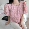 フレンチニッチラウンドネックパフスリーブシャツ 5997-画像6-韓国ファッション通販POPREA［ポップリア］