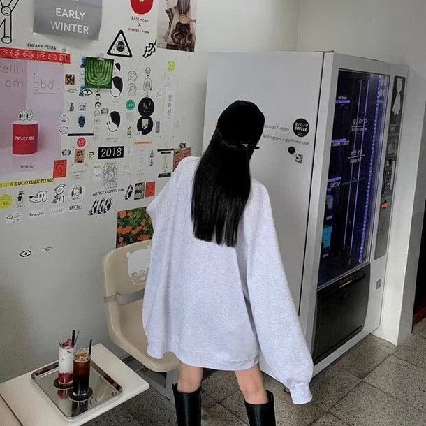 ラウンドネックプルオーバースエット 6500-画像6-韓国ファッション通販POPREA［ポップリア］