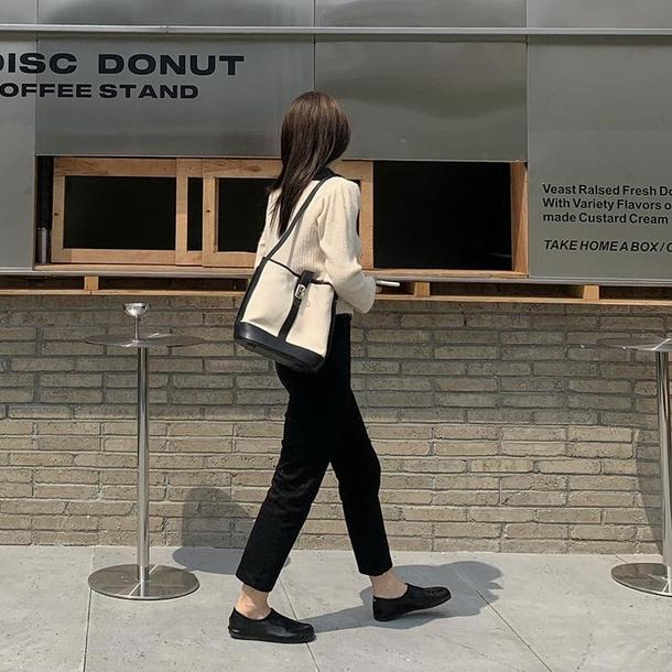 かぎ針フラワーボタンリブニット 6431-画像6-韓国ファッション通販POPREA［ポップリア］