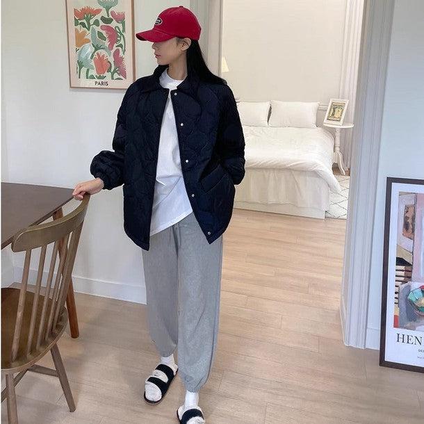 キルティングオーバーコーチジャケット﻿ 6249-画像6-韓国ファッション通販POPREA［ポップリア］