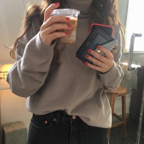 カラータートルネックセーター 6293-画像6-韓国ファッション通販POPREA［ポップリア］