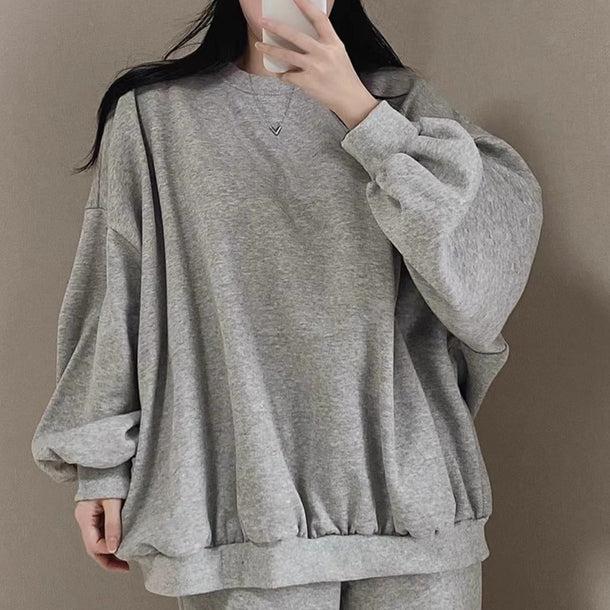 オーバーサイズルーズトレーナー﻿ 6191-画像6-韓国ファッション通販POPREA［ポップリア］