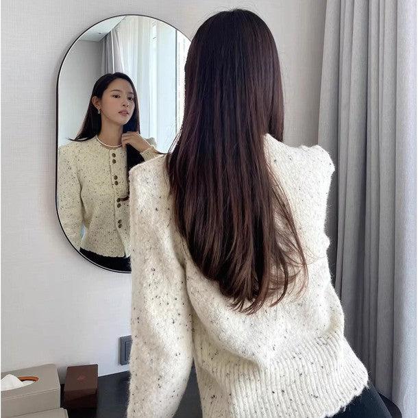 リブルニットカーディガン 6385-画像7-韓国ファッション通販POPREA［ポップリア］