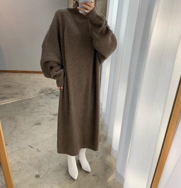 タートルネックニットロングワンピース 6315-画像7-韓国ファッション通販POPREA［ポップリア］