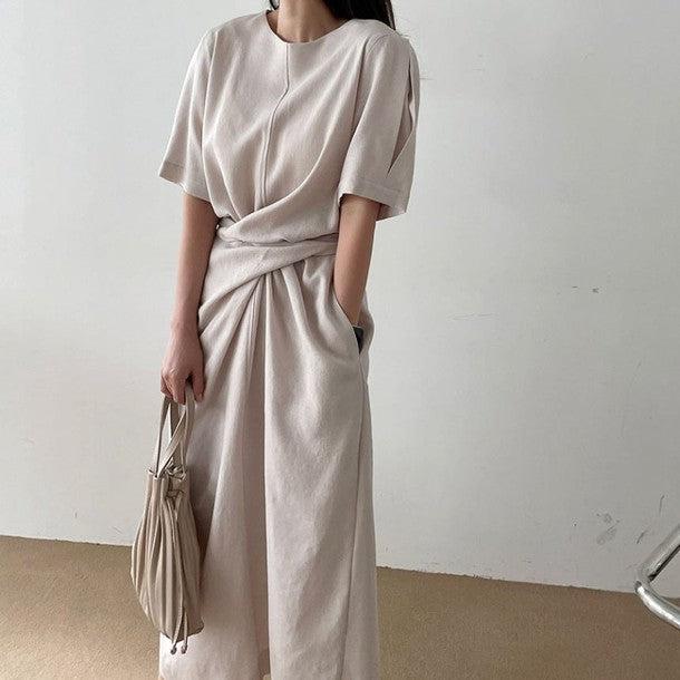 ウエストマークワンピース 6820-画像7-韓国ファッション通販POPREA［ポップリア］