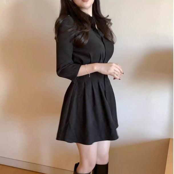 フェミニンカジュアルワンピース﻿ 6562-画像7-韓国ファッション通販POPREA［ポップリア］