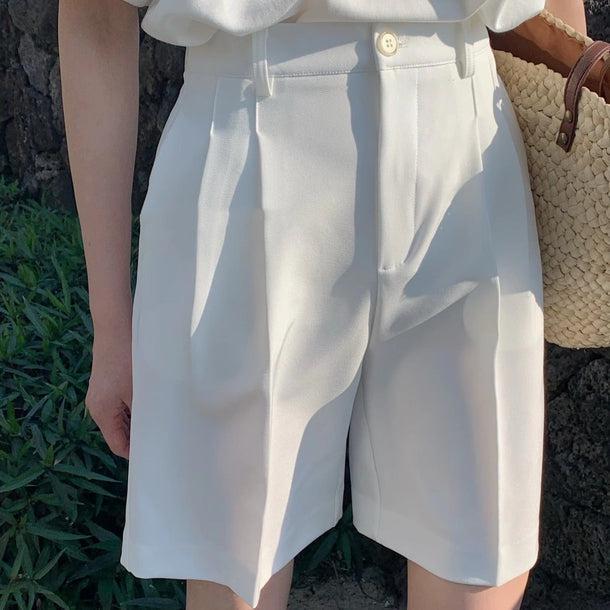 センタープレスショートパンツ﻿﻿ 6048-画像7-韓国ファッション通販POPREA［ポップリア］