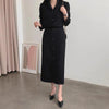 デザインボタンタイトスカート 6360-画像7-韓国ファッション通販POPREA［ポップリア］
