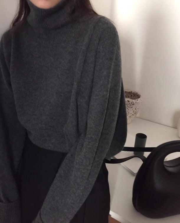 袖コンシャスタートルネックニット﻿﻿﻿﻿﻿﻿ 6275-画像7-韓国ファッション通販POPREA［ポップリア］