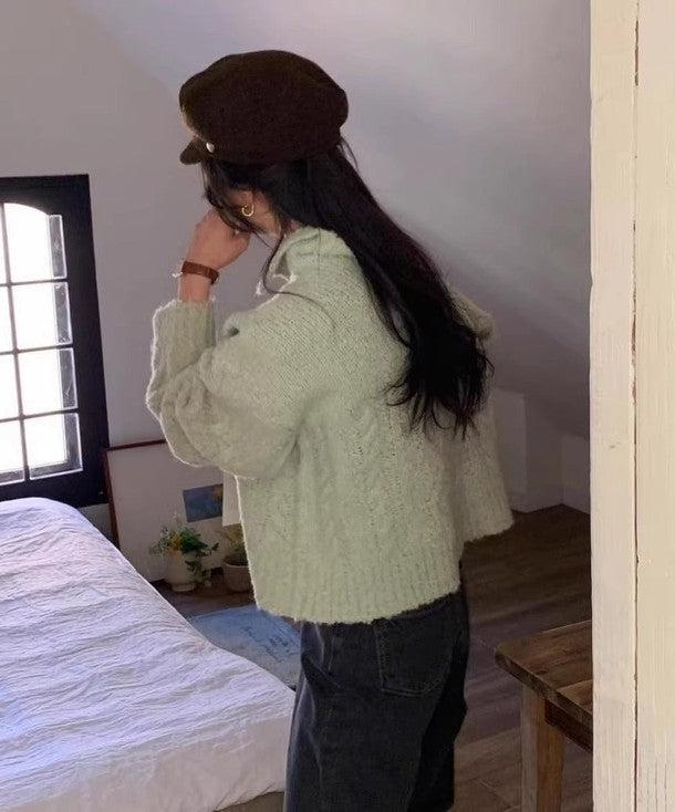 もこもこハイネックハーフジッパーニット 6321-画像7-韓国ファッション通販POPREA［ポップリア］