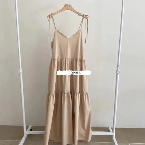 キャミソールティアードワンピース 6822-画像7-韓国ファッション通販POPREA［ポップリア］