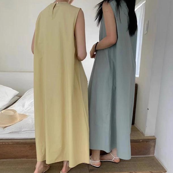 Aラインベーシックロングワンピース﻿﻿﻿ 6057-画像7-韓国ファッション通販POPREA［ポップリア］