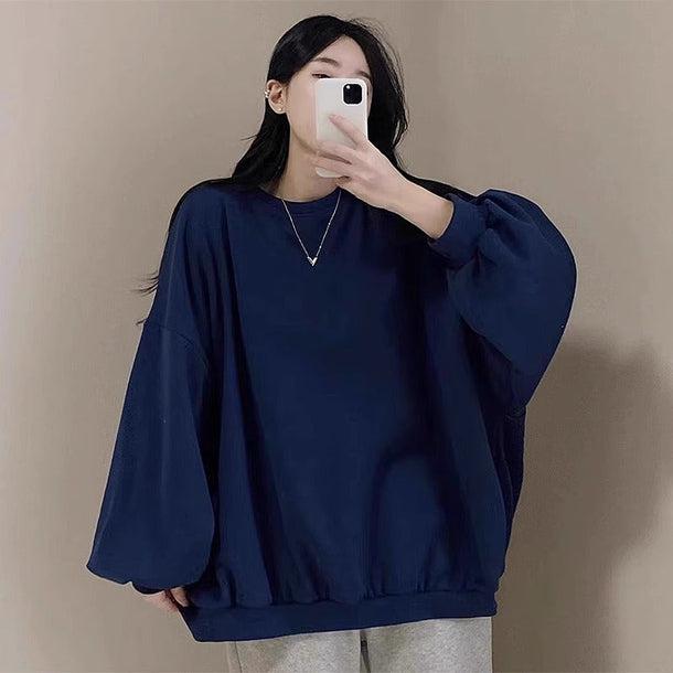 オーバーサイズルーズトレーナー﻿ 6191-画像7-韓国ファッション通販POPREA［ポップリア］