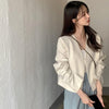 Vネックライトカラーショートジャケット 5921-画像8-韓国ファッション通販POPREA［ポップリア］