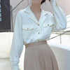 ベーシックオープンカラーシャツ 6592-画像8-韓国ファッション通販POPREA［ポップリア］