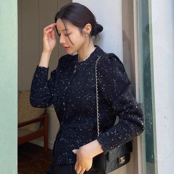 リブルニットカーディガン 6385-画像8-韓国ファッション通販POPREA［ポップリア］