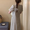 エストスリムパフスリーブドレス 6668-画像8-韓国ファッション通販POPREA［ポップリア］