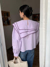 セーラーネックカラーブラウス 6623-画像8-韓国ファッション通販POPREA［ポップリア］