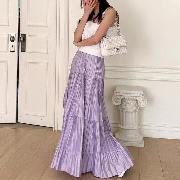 カラーティアードプリーツスカート﻿﻿ 6579-画像8-韓国ファッション通販POPREA［ポップリア］