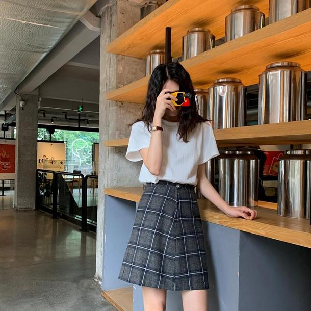 ラウンドネックレトロカラートップス 6722-画像8-韓国ファッション通販POPREA［ポップリア］