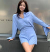 サマーシルクタッチシャツ＆パンツ﻿﻿ 6056-画像8-韓国ファッション通販POPREA［ポップリア］