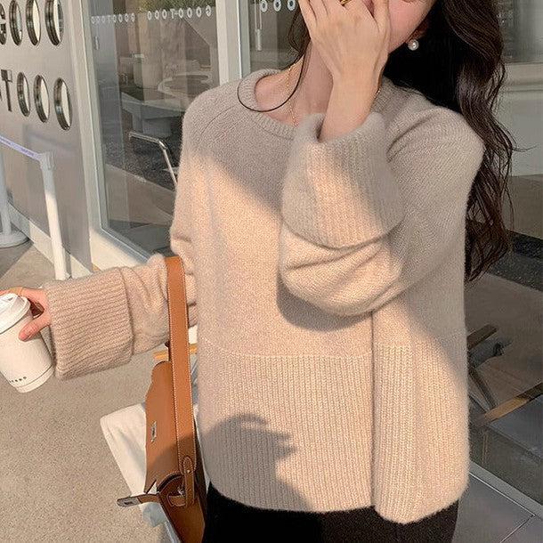 袖リブ折り返しニットプルオーバー﻿﻿﻿﻿﻿ 6265-画像8-韓国ファッション通販POPREA［ポップリア］