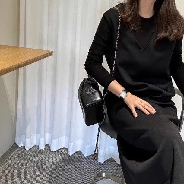 バックスリットジャンパースカート﻿ 6198-画像8-韓国ファッション通販POPREA［ポップリア］