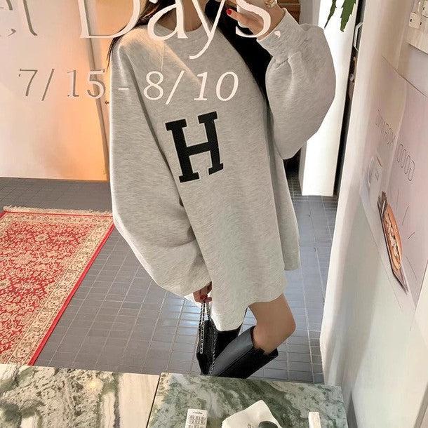 ラウンドネックプルオーバースエット 6500-画像8-韓国ファッション通販POPREA［ポップリア］