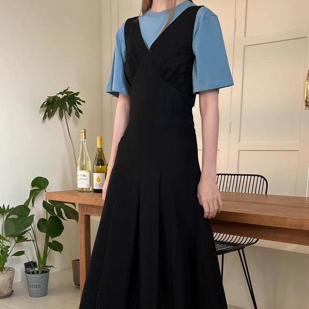 ウエストスリムジャンパースカート﻿ 6558-画像8-韓国ファッション通販POPREA［ポップリア］