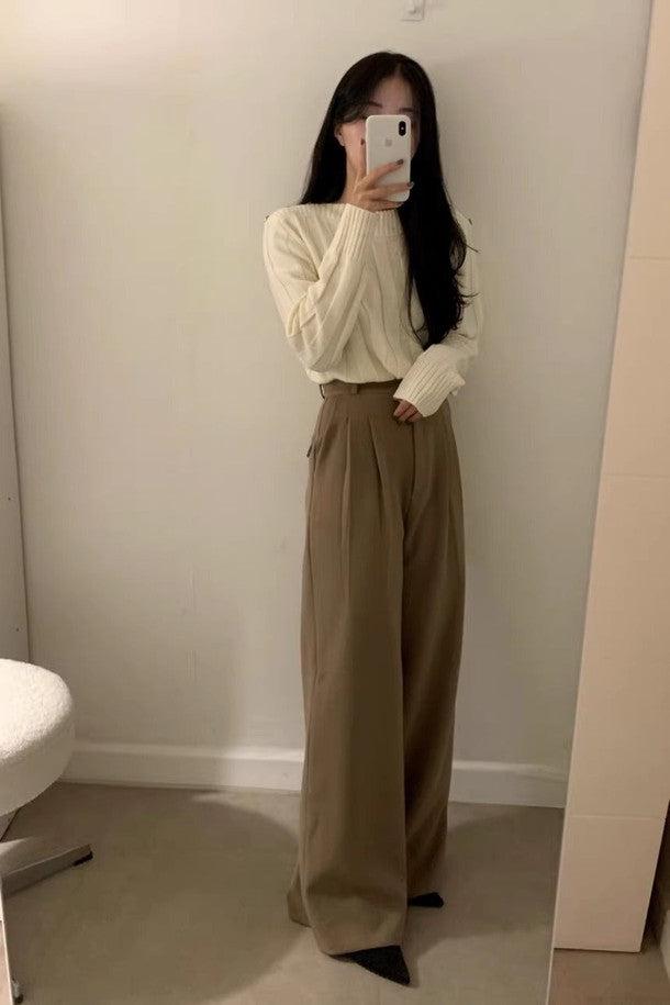 ショルダーゴールドボタンニット 6430-画像8-韓国ファッション通販POPREA［ポップリア］