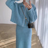 ジッパーニット＆ニットスカートセットアップ﻿﻿﻿﻿﻿ 6264-画像8-韓国ファッション通販POPREA［ポップリア］